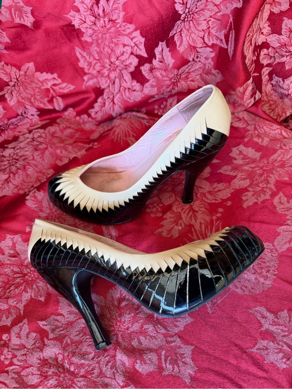 Jeffrey Campbell Pin Up Woven Heels